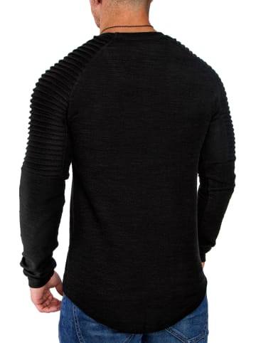 Amaci&Sons Sweatshirt Gresham in Schwarz