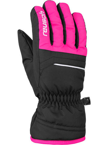 Reusch Fingerhandschuh Alan Junior in black/pink glo