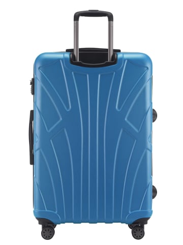 suitline Großer Reisekoffer erweiterbar XL Koffer 4 Rollen TSA 110 L in Cyanblau
