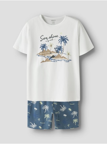 name it Schlafanzug-Set Shorty NKMNIGHTSET in bluefin