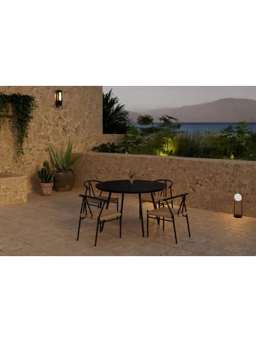 ebuy24 Schwarz 120 x 120 cm