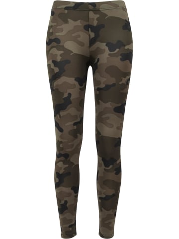 Urban Classics Leggings in wood camo