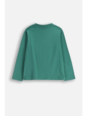 Coccodrillo Langarmshirt aus Baumwolle in grün