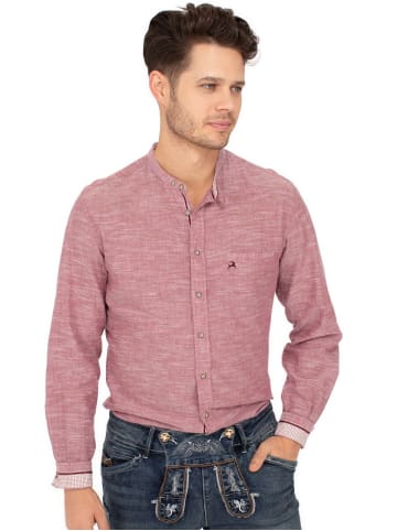 MADDOX Stehkragenhemd H-106 in rot