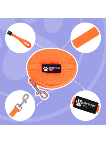Reichstadt Reichstadt RS Pets Führleine Texturierte PVC 25RSP085 Orange 15m