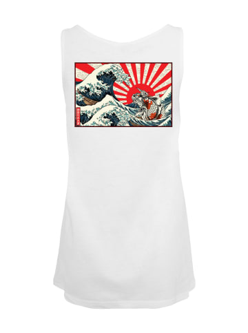 F4NT4STIC Ladies Tanktop Kanagawa Welle Japan in weiß