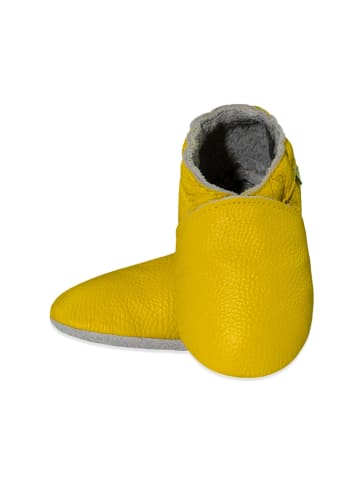 Sayoyo Baby Krabbelschuhe aus Leder, weiche Lauflernschuhe mit rutschfester Sohle 