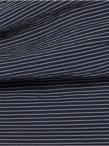 OPUS Bluse Flaneta in marine weiß