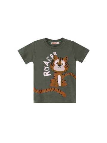 Denokids Zweiteiler Little Tiger in dunkelgruen