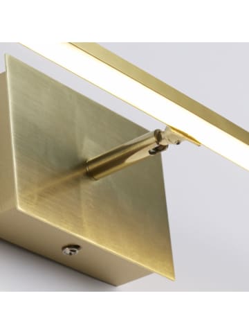 Licht-Erlebnisse Wandlampe EEK G (B)61 x (H)8 cm in MessingMessing