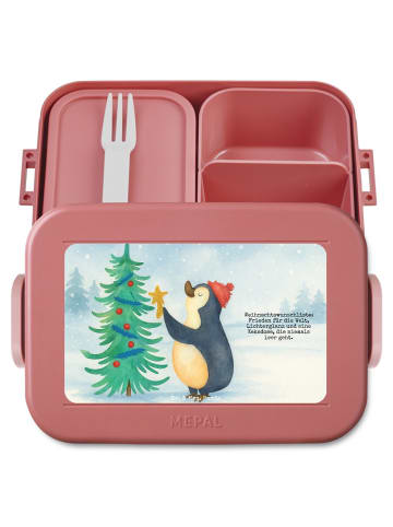 Mr. & Mrs. Panda MEPAL Bentobox Pinguin Weihnachtsbaum Design mi... in Rot Pastell