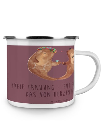 Mr. & Mrs. Panda Kaffeebecher Freie Trauung Jawort mit Spruch in Kaffa Coffee
