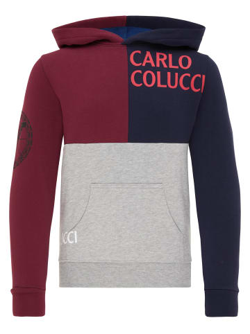 Carlo Colucci Hoodie Carelli in Navy