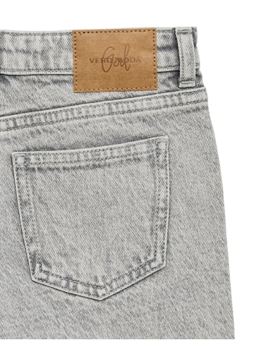 Vero Moda Girl Jeans-Shorts in Light Grey Denim