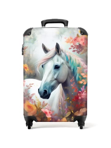 NoBoringSuitCases Suitcase, Handgepäck, Koffer, Trolley, Reisekoffer Design „Pferd zwischen