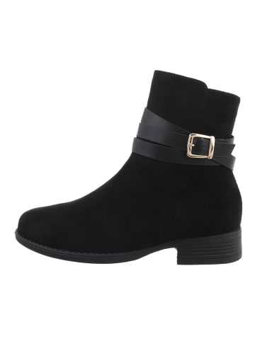 Ital-Design Stiefelette in Schwarz