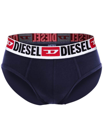 Diesel Slip 3er Pack in Rot/Dunkelblau/Weiß