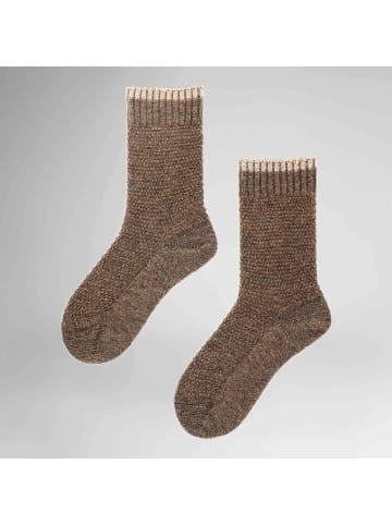 Hudson Socken Bubble glitzernd in Cosmic brown