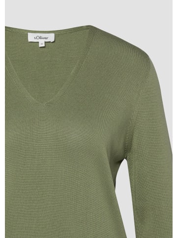 s.Oliver Strickpullover in 7900_olivgrün