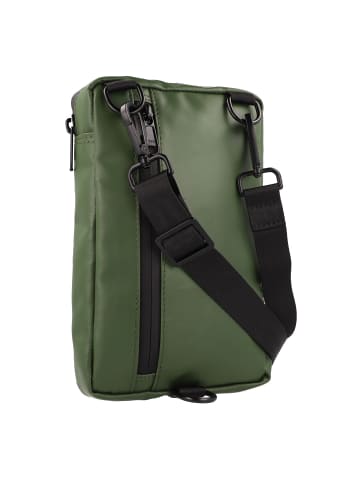 Greenburry Upcycled Tarpaulin Mini Bag Umhängetasche 14 cm in olive