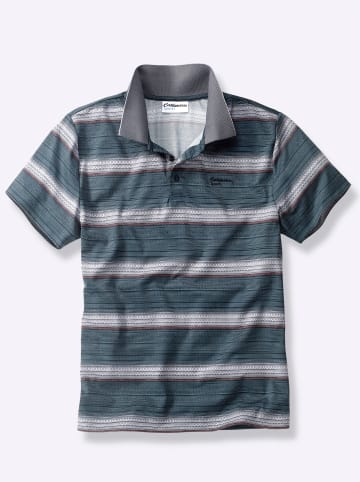 WITT WEIDEN Freizeitshirt in marine-gestreift