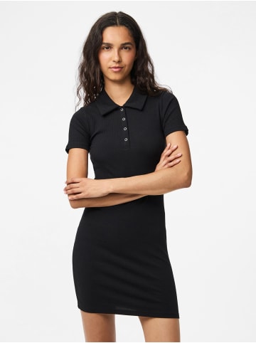 Pieces Midikleid in Black
