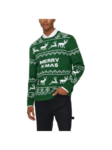 ONLY & SONS Weiß Zweifarbig Marabu Sweatshirt
