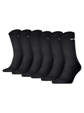 Puma Socken 6er Pack in Schwarz