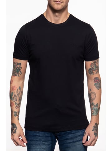 Way of Glory Way of Glory WAY OF GLORY Herren Premium Basic T-Shirt mit klassischem Rundhals in schwarz