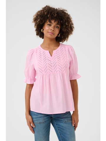 CULTURE Kurzarm-Bluse CUmuxi Relaxed fit in Lilac Sachet