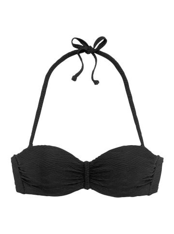 Sunseeker Bügel-Bandeau-Bikini-Top in schwarz