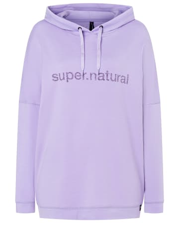 super.natural Merino Hoodie in lila