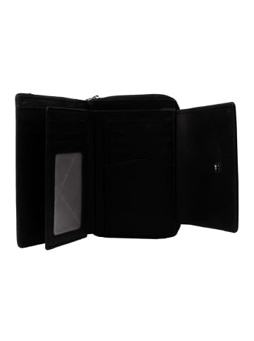 The Chesterfield Brand Hanoi Geldbörse RFID Schutz Leder 14.5 cm in schwarz