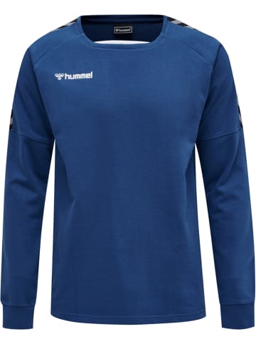 Hummel Sweatshirt Raglanärmel Hmlauthentic Herren in TRUE BLUE