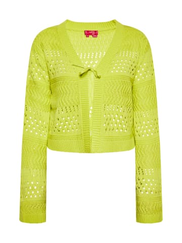 Swirly Damen Cardigan in Limone