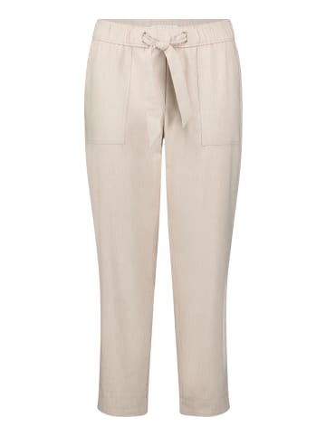 BETTY & CO Casual-Hose mit elastischem Bund in Beige