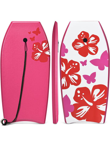 COSTWAY Schwimmbrett 104x51x6cm in Rosa