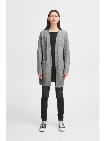 ICHI Strickjacke IHKAMARA Loose fit in Grey melange