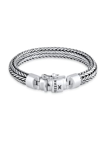 KUZZOI Armband 925 Sterling Silber Twisted in Silber