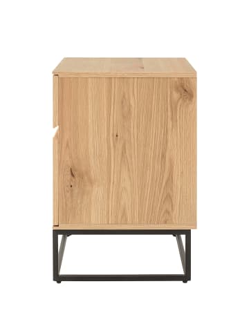 home24 Nachtkommode NOZZA mit 1 Tür in Eiche