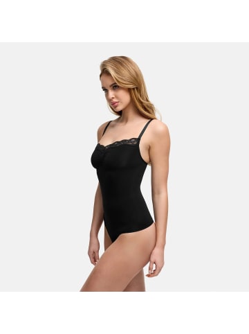 CFAB Figurformender Body mit String in Schwarz