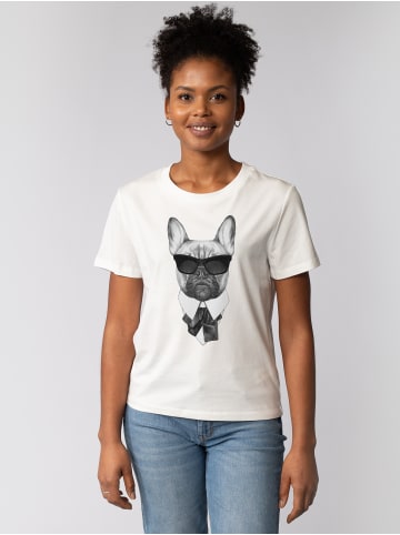 wat? Apparel T-Shirt Ein fescher Hund in Off White