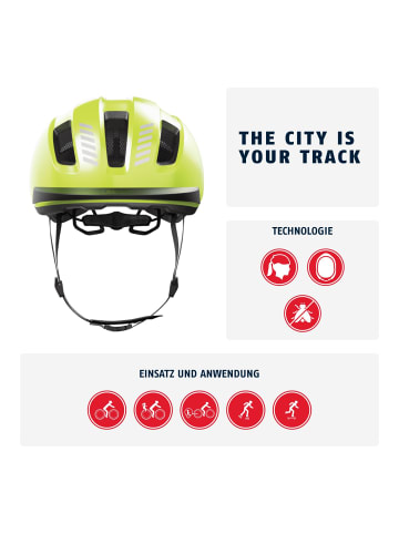 ABUS Fahrradhelm PURL-Y in signal yellow