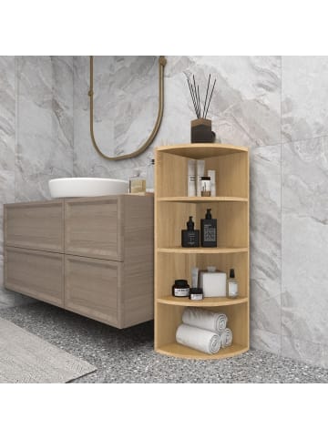 Coemo Eckregal Corner 120 aus Holz in Natur