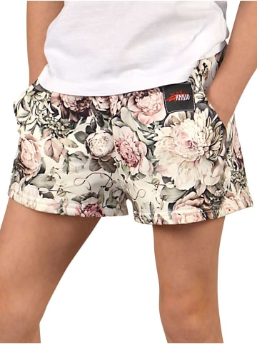 Kmisso Shorts in Olivegrün-Rose