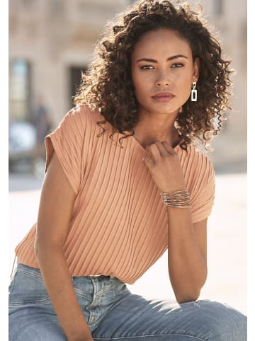 LASCANA T-Shirt in peach