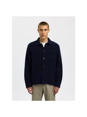 Selected Langarmhemd in Sky Captain