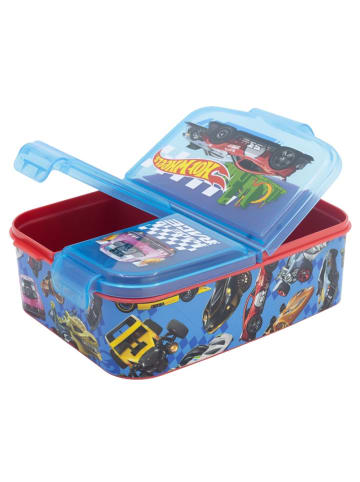 Stor Brotdose Hot Wheels | 3 getrennte Fächer | Vesper Dose