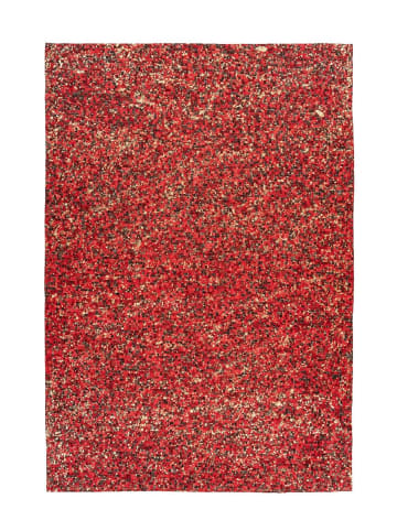 Arte Espina Kurzflor Teppich Finish 125 in rot - gold - rechteckig