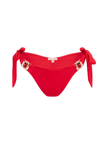 Moda Minx Bikini Hose Amour Tie Side Brazilian in rot